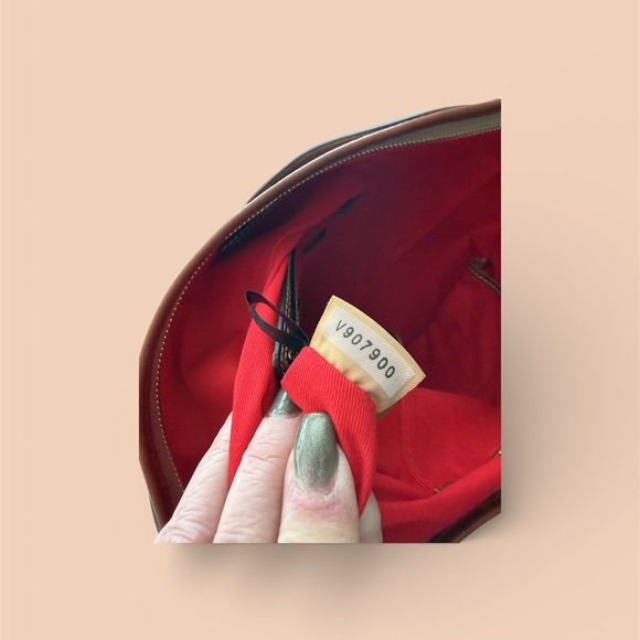 Dooney and Bourke large ostrich hobo shoulder - Picture 3 of 10